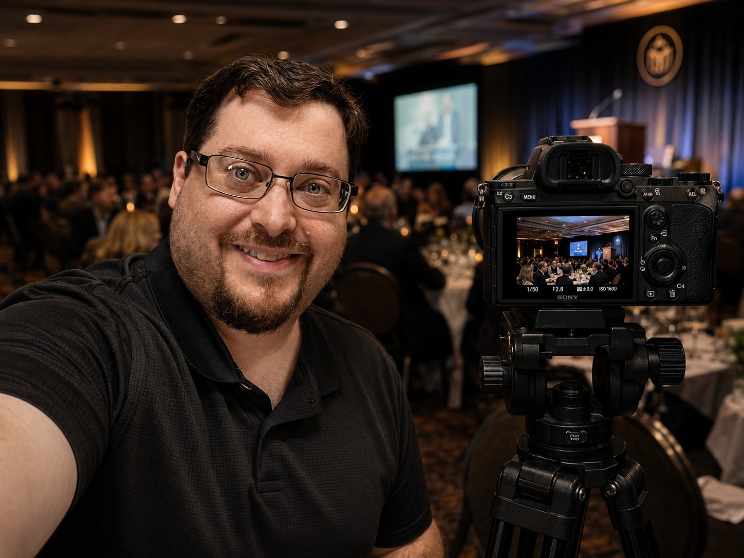Video production at an event